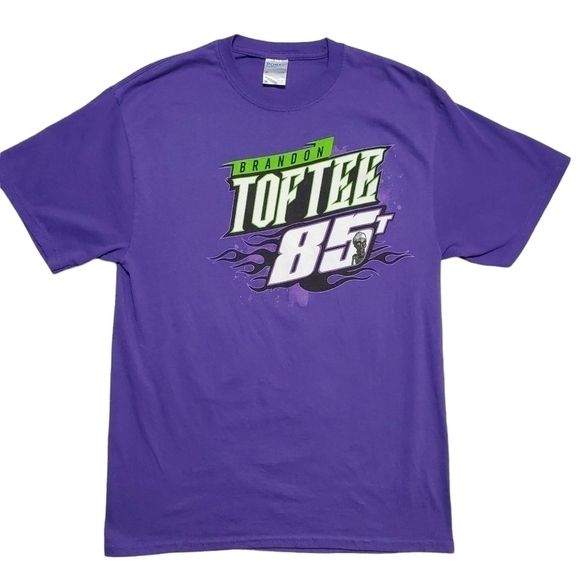 Vintage Port & Company Purple Unisex Graphic T-Shirt Size Medium - Picture 2 of 10